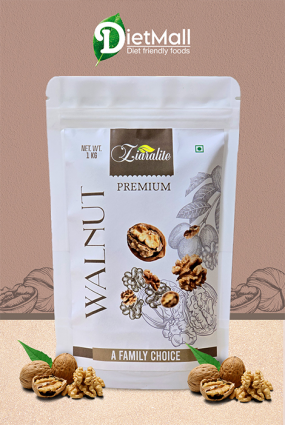 1kg, (500g*2 Pouches) Chile Walnut Inshell, Premium Kagzi Akhrot, Fresh Delicious & Crunchy