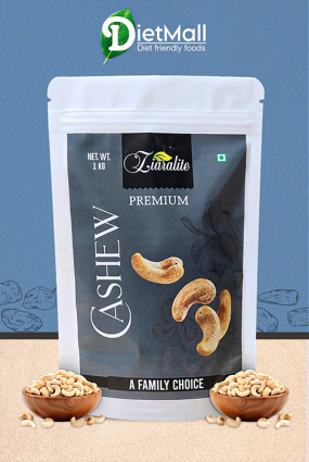 1 KG || KAJU Grade W-240 || Large Size || Pure Whole Cashews || Nutritious & Delicious || Rich in Pr