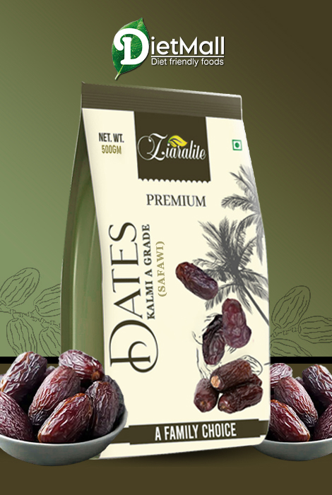 500gm, KALMI Dates (A Grade) (Safawi) - Pure Khajur | Natural Khajoor | Preservative-Free | Unsweete